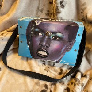 Vindicated Vinyl Handmade Grace Jones Portfolio Album Messenger Bag